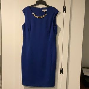 Calvin Klein Size 12 Dress with att. Necklace
